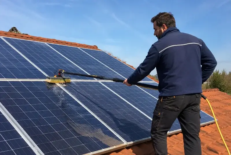 Nettoyage et entretien de panneaux solaires à Saint-Thual